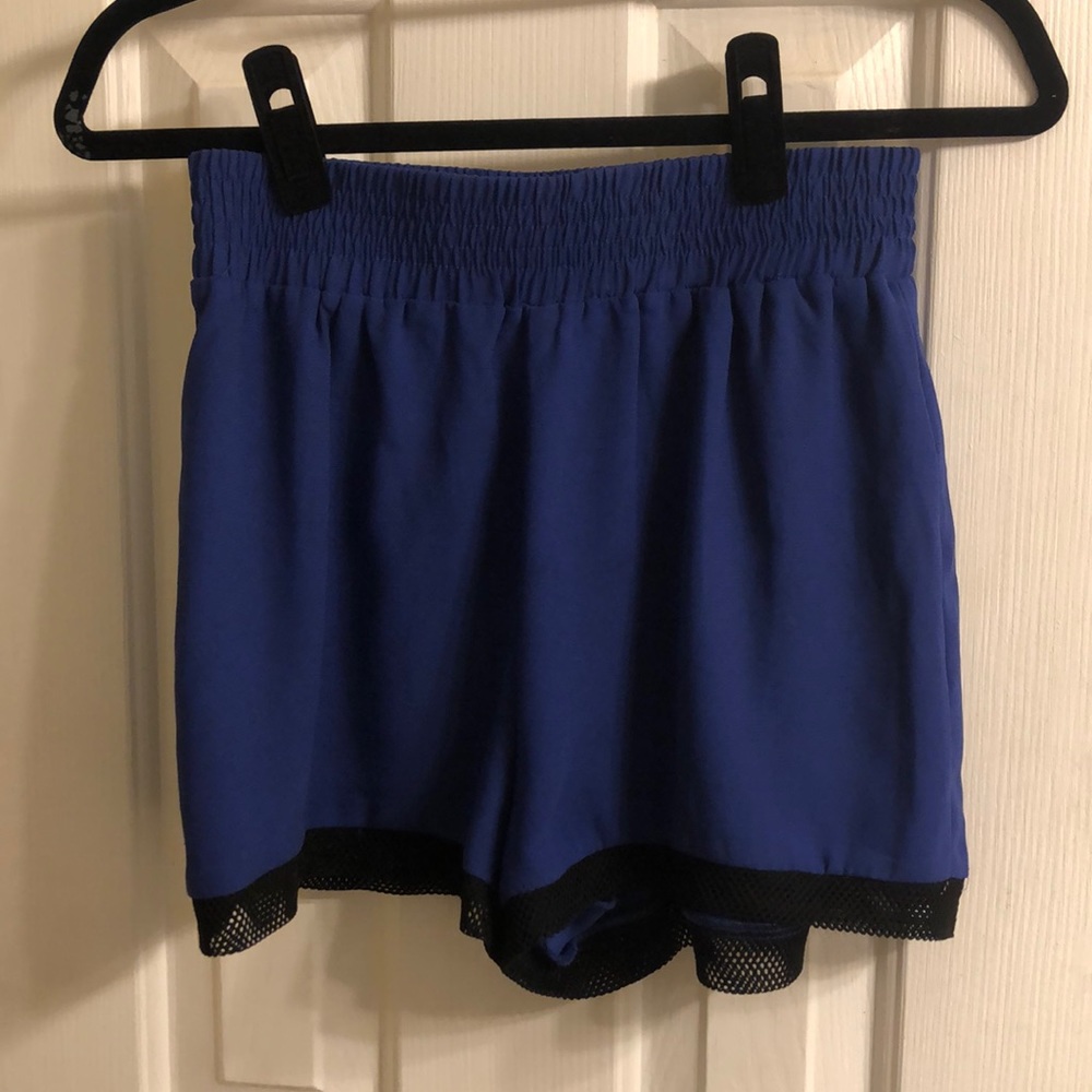 Blue shorts